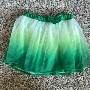 Girls green skirt